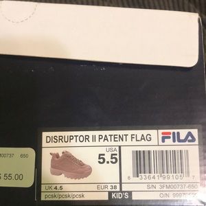 Fula Disruptor II patent flag shoes
